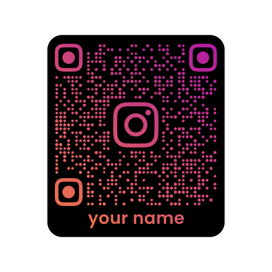 Sticker - INSTAGRAM QR CODE CARD
