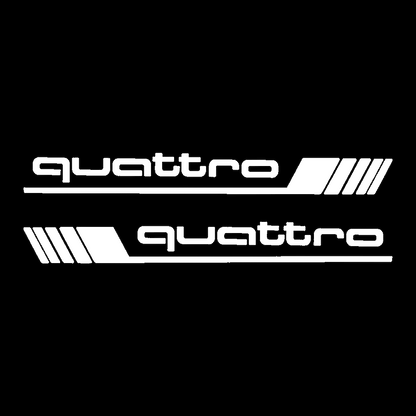 Sticker Set - X2 AUDI QUATTRO 5