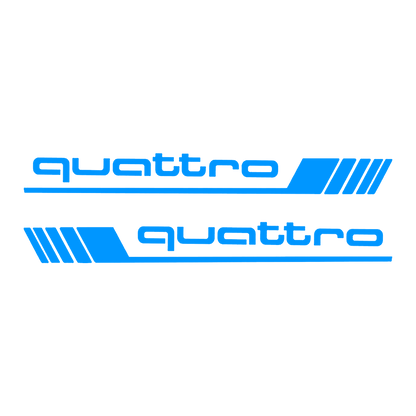 Sticker Set - X2 AUDI QUATTRO 5