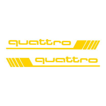 Sticker Set - X2 AUDI QUATTRO 5