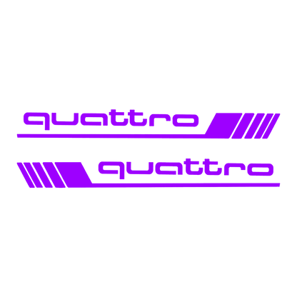 Sticker Set - X2 AUDI QUATTRO 5