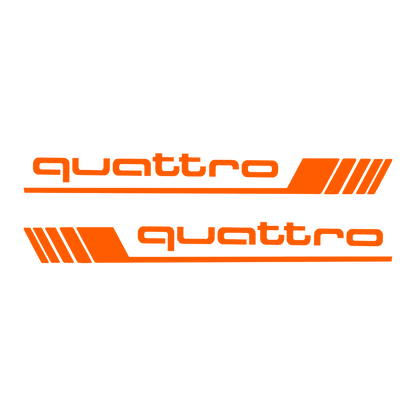 Sticker Set - X2 AUDI QUATTRO 5