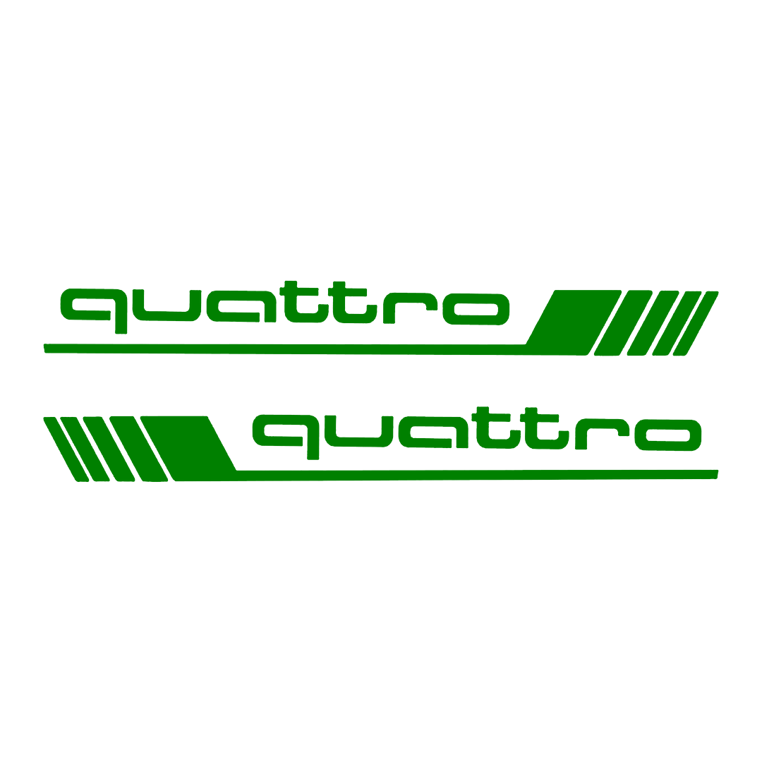 Sticker Set - X2 AUDI QUATTRO 5