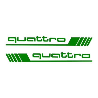 Sticker Set - X2 AUDI QUATTRO 5