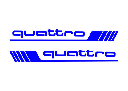 Sticker Set - X2 AUDI QUATTRO 5