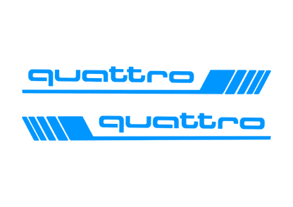 Sticker Set - X2 AUDI QUATTRO 5