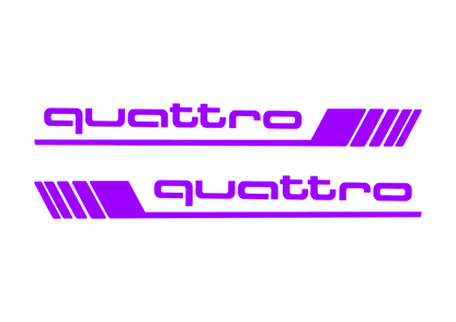 Sticker Set - X2 AUDI QUATTRO 5