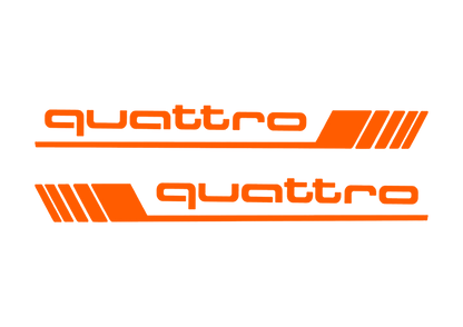 Sticker Set - X2 AUDI QUATTRO 5