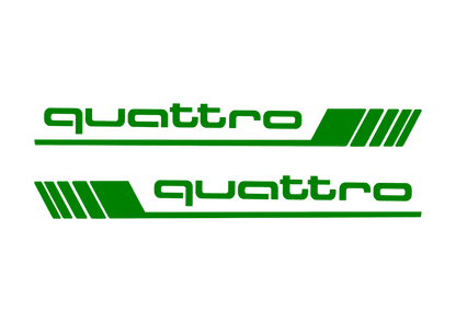 Sticker Set - X2 AUDI QUATTRO 5