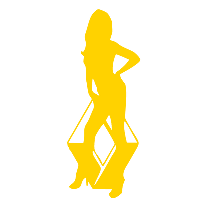Sticker - RENAULT GIRL 2
