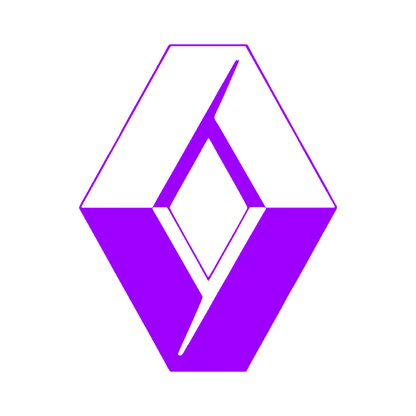 Sticker - RENAULT OLD LOGO 2