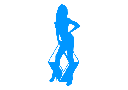 Sticker - RENAULT GIRL 2