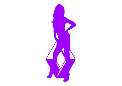 Sticker - RENAULT GIRL 2