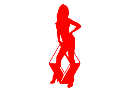 Sticker - RENAULT GIRL 2