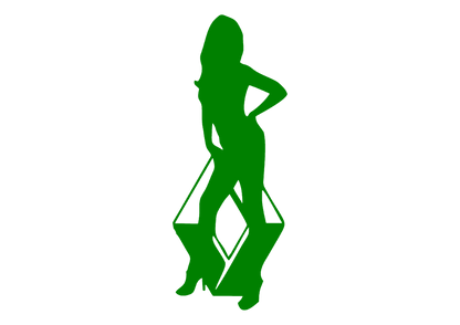 Sticker - RENAULT GIRL 2