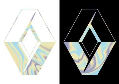 Sticker - RENAULT OLD LOGO 2