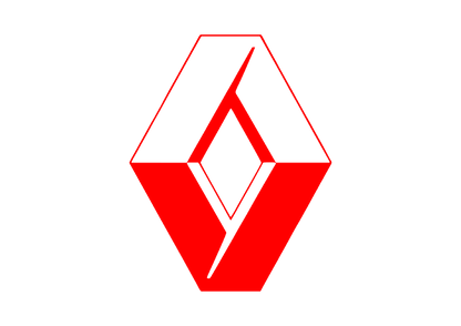 Sticker - RENAULT OLD LOGO 2