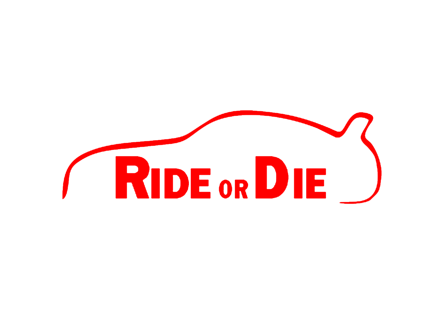 Sticker - RIDE OR DIE 2