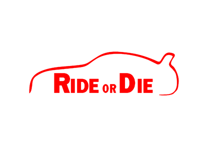 Sticker - RIDE OR DIE 2