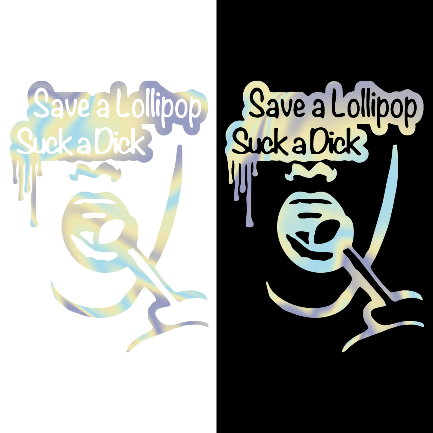save a lollipop - Holografic