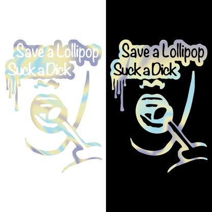 save a lollipop - Holografic