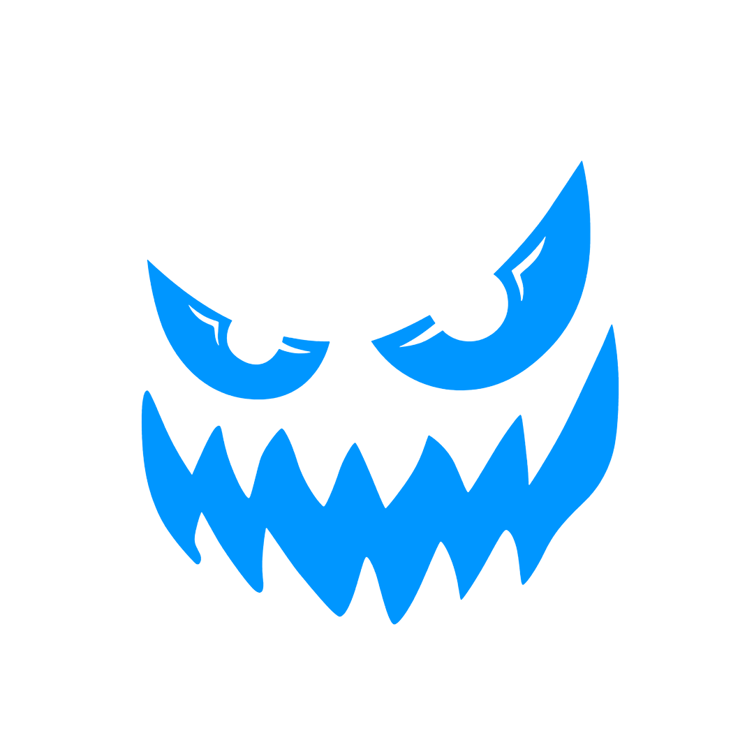 Sticker - SCARY FACE