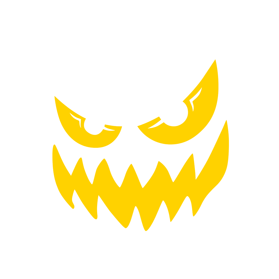 Sticker - SCARY FACE