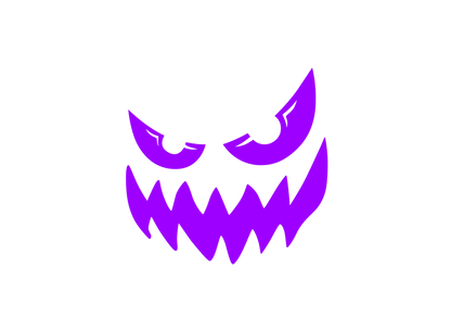 Sticker - SCARY FACE