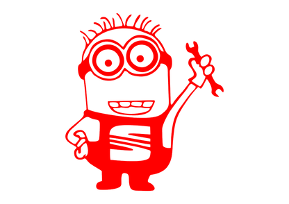 Sticker - SEAT MINION MECANIC