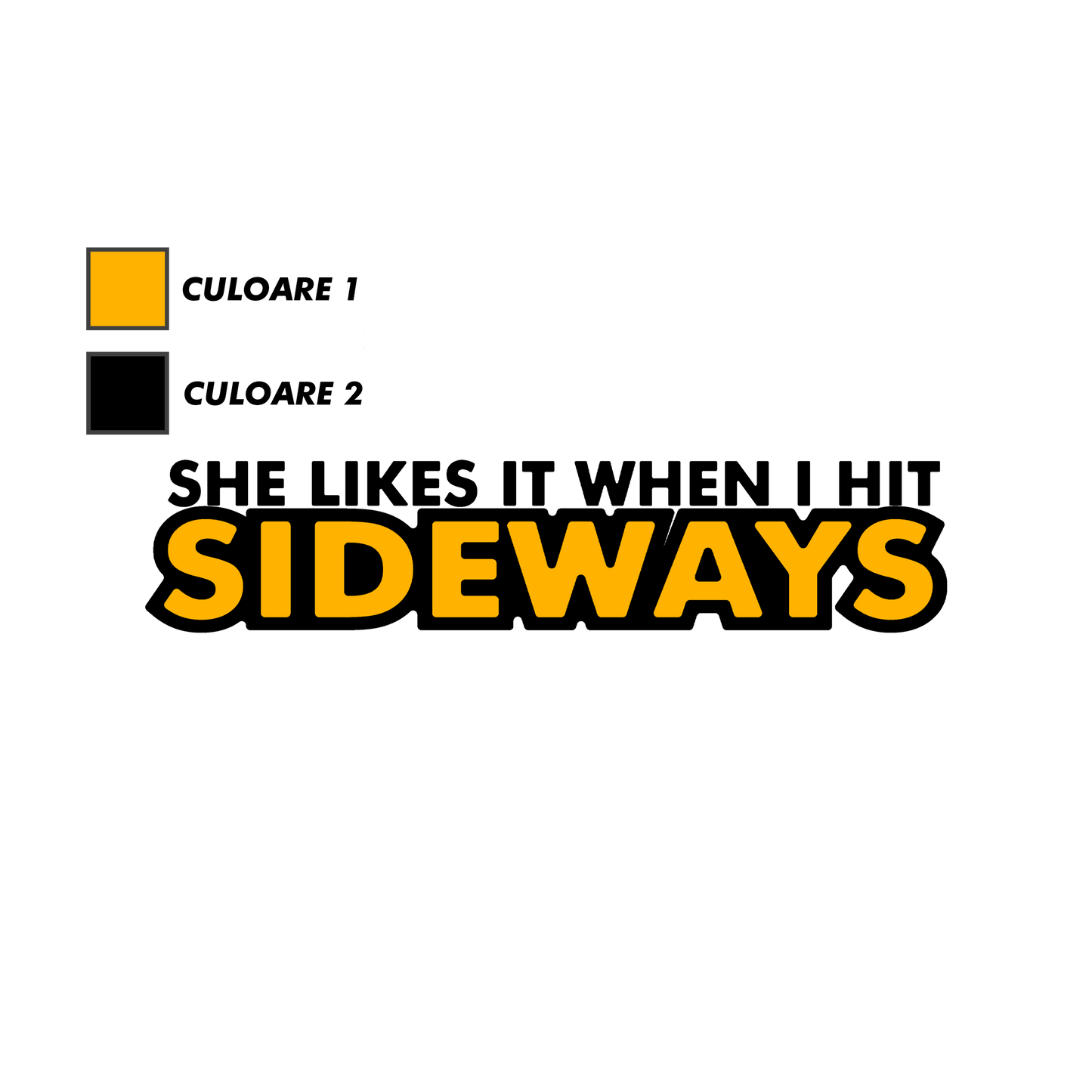 Sticker - SHE LIKES IT WHEN I HIT SIDEWAYS