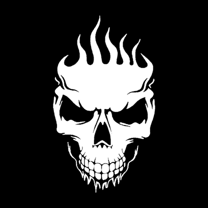 Sticker - SKULL FLAME 2