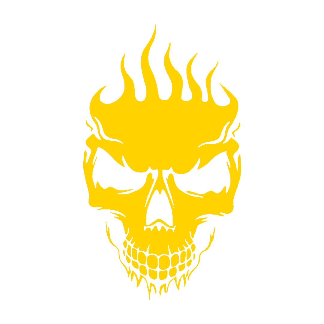 Sticker - SKULL FLAME 2