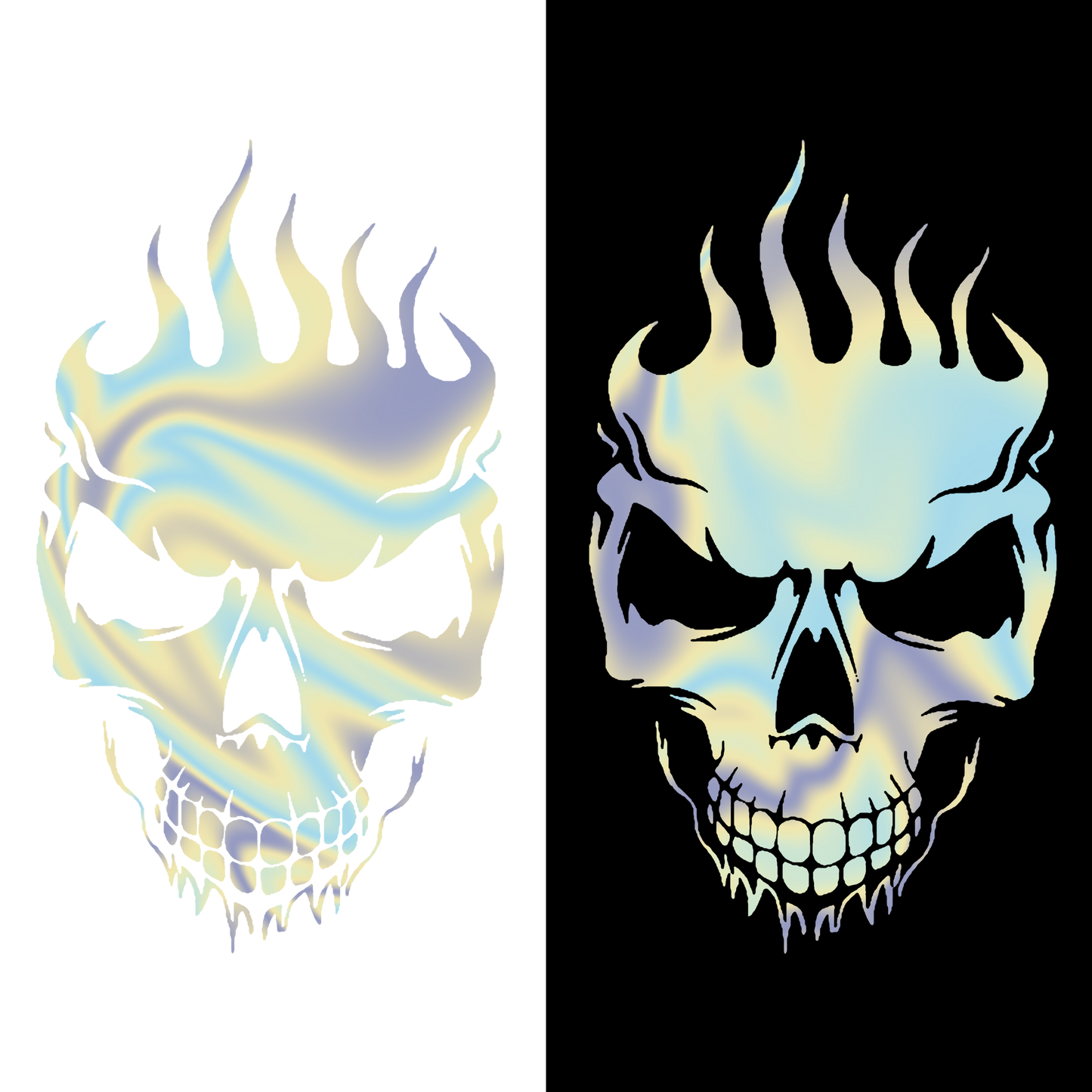 Sticker - SKULL FLAME 2