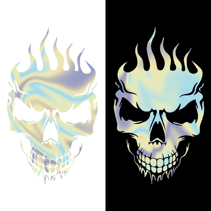 Sticker - SKULL FLAME 2