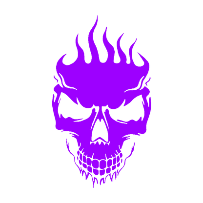 Sticker - SKULL FLAME 2