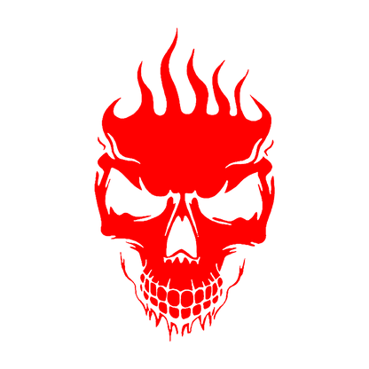 Sticker - SKULL FLAME 2