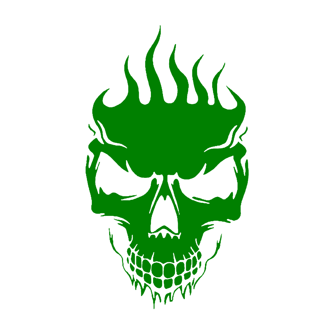 Sticker - SKULL FLAME 2