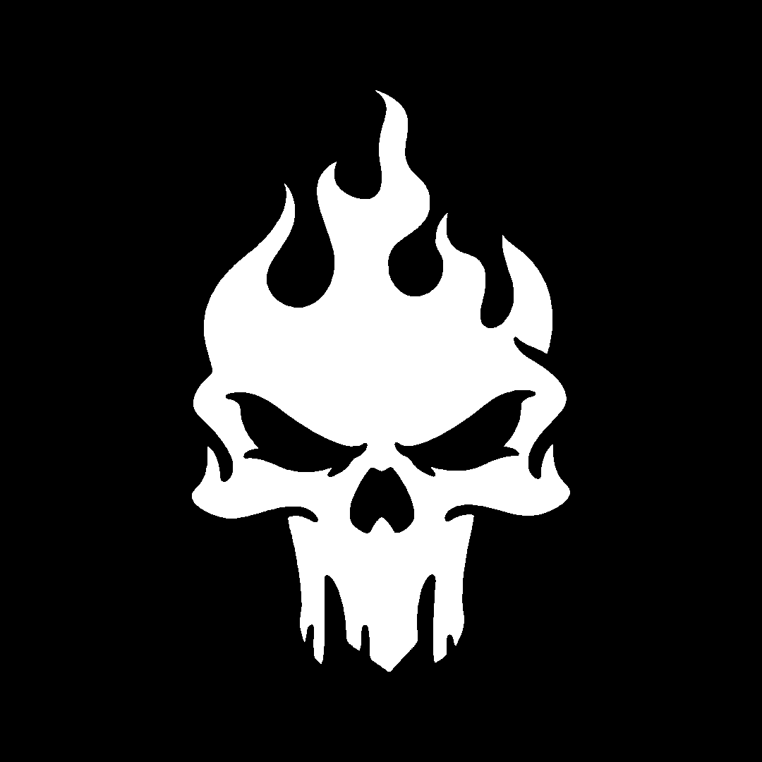 Sticker - SKULL FLAME