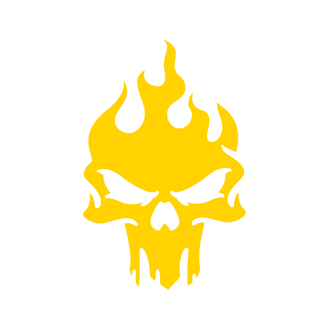 Sticker - SKULL FLAME