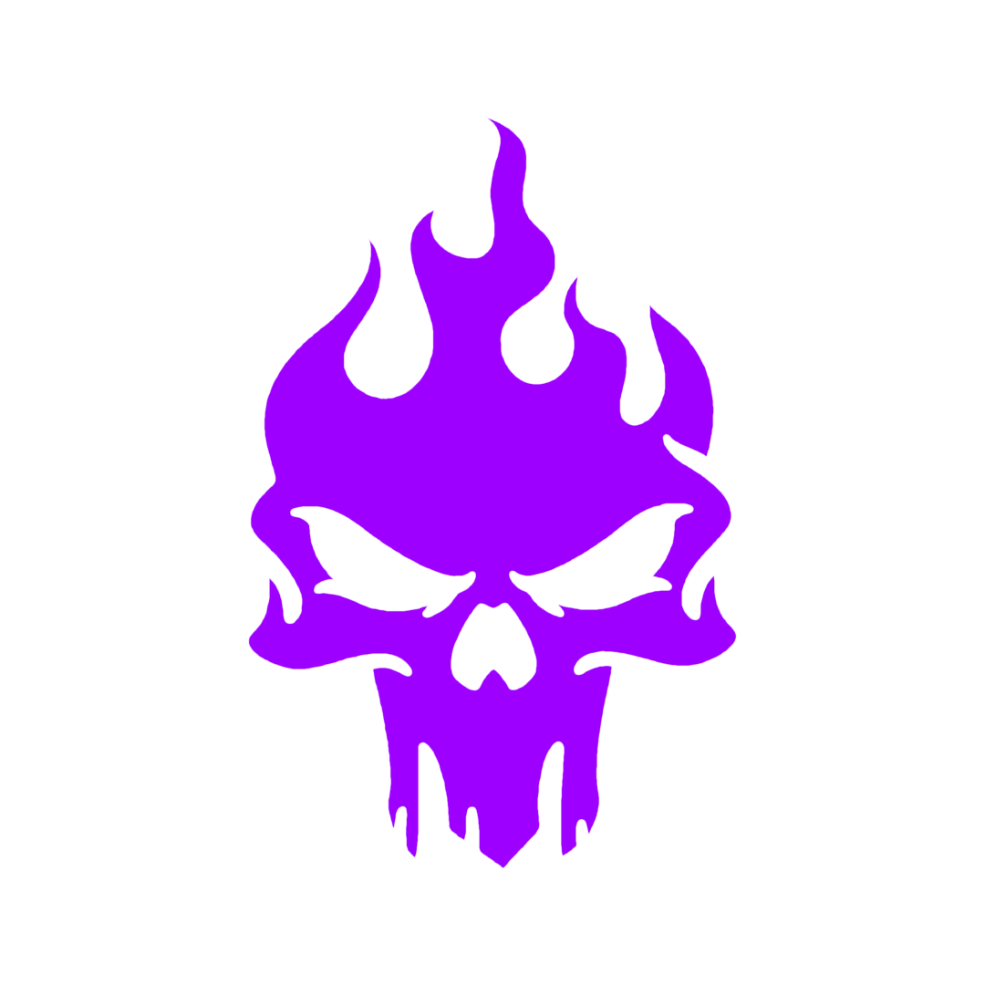Sticker - SKULL FLAME
