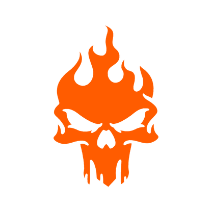 Sticker - SKULL FLAME