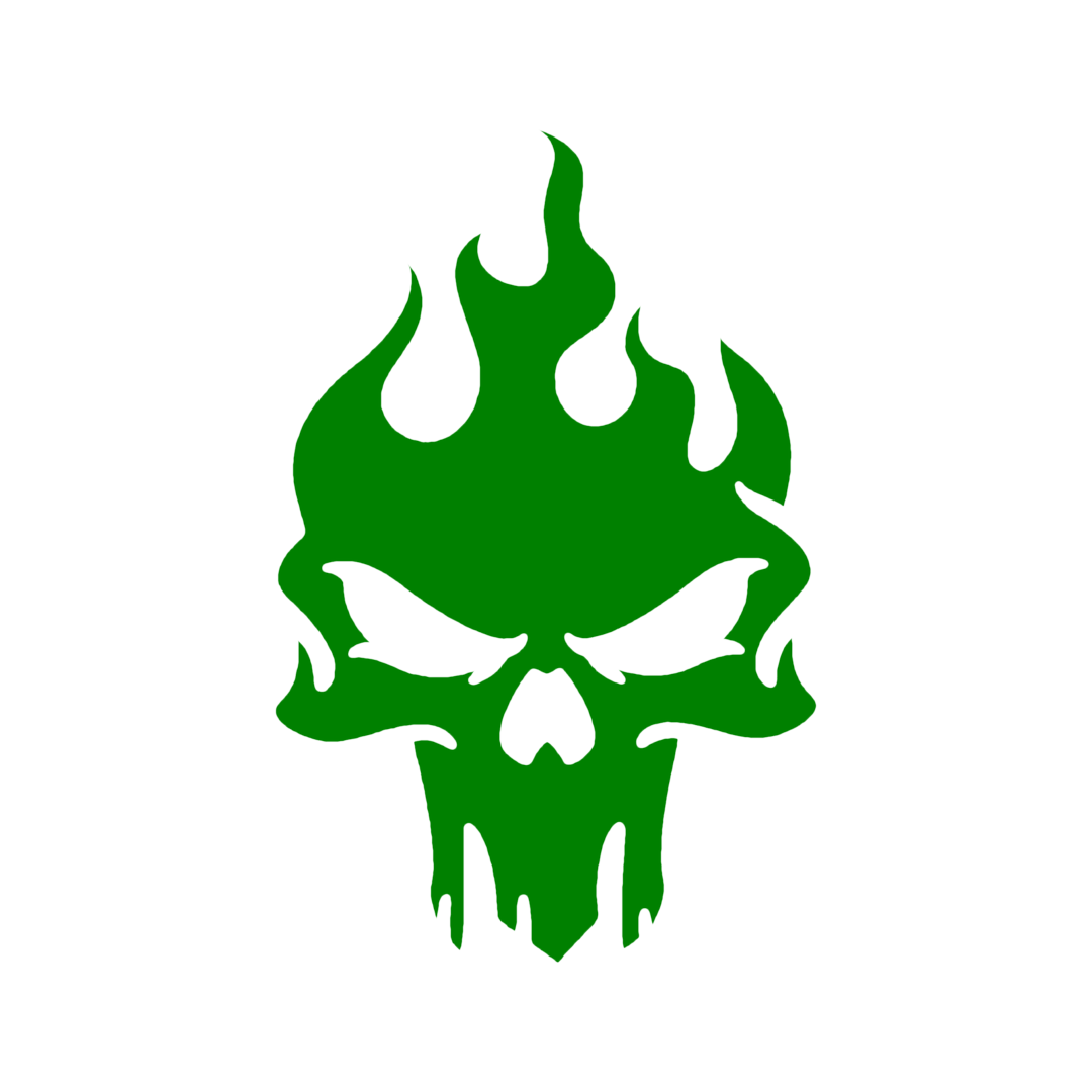 Sticker - SKULL FLAME