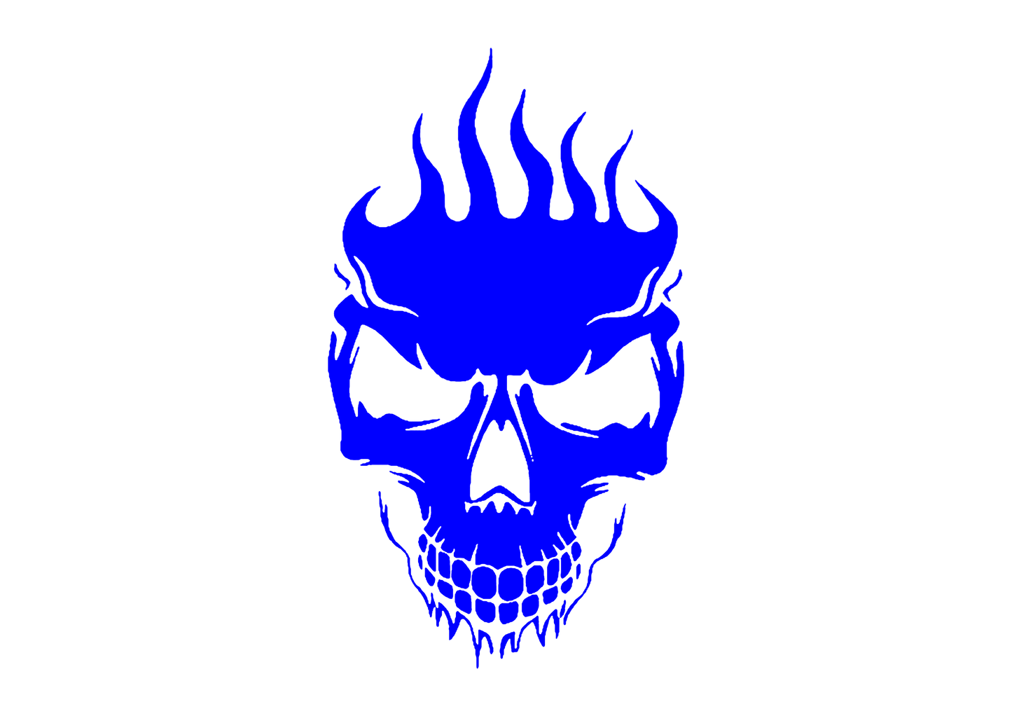 Sticker - SKULL FLAME 2