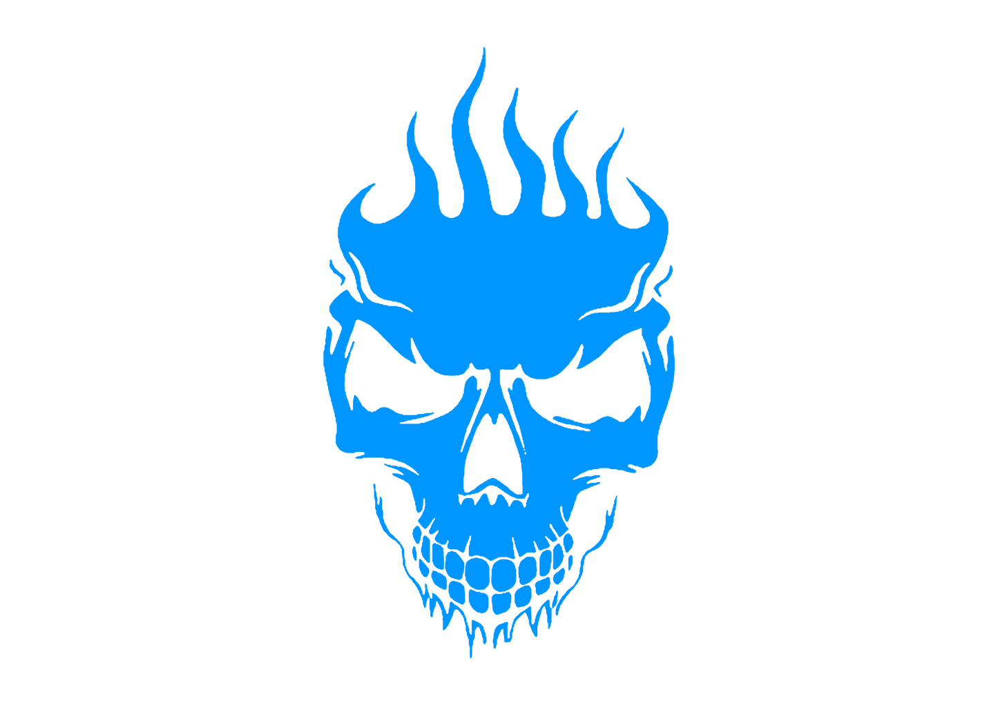 Sticker - SKULL FLAME 2