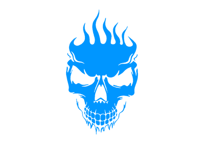 Sticker - SKULL FLAME 2