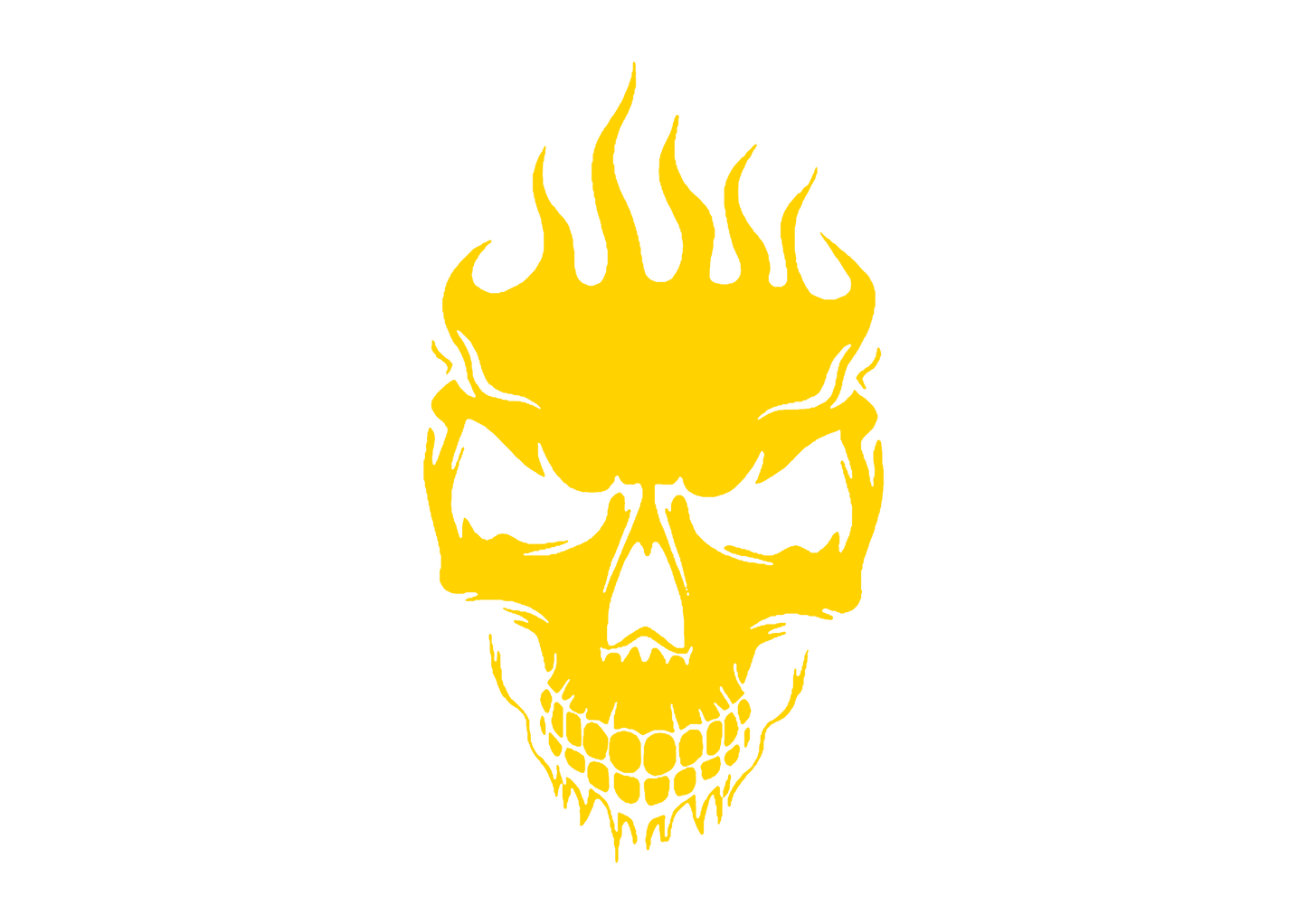 Sticker - SKULL FLAME 2