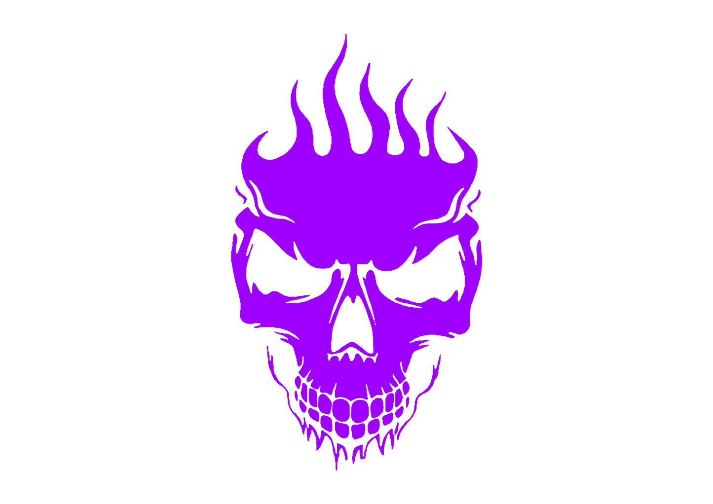 Sticker - SKULL FLAME 2