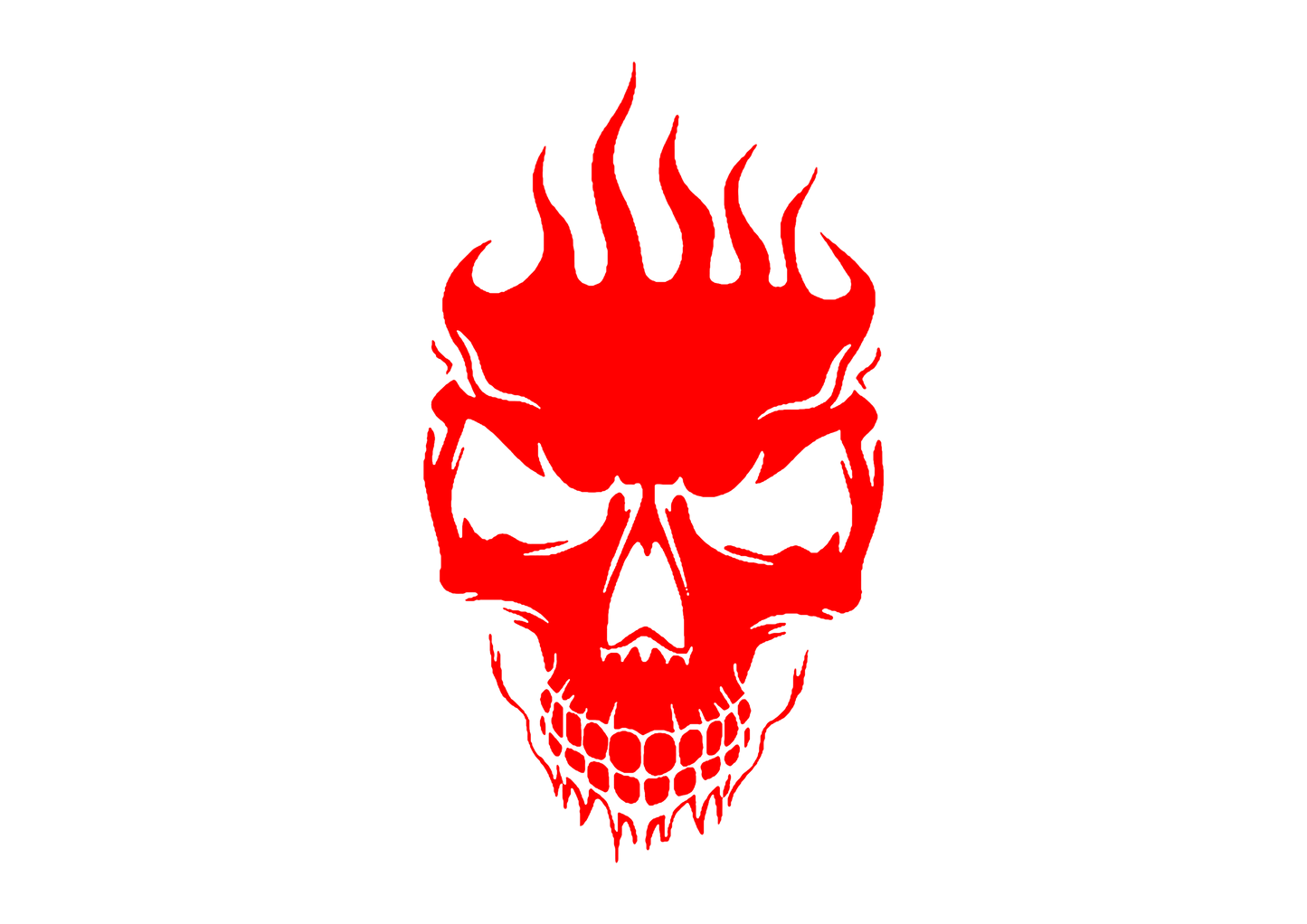 Sticker - SKULL FLAME 2