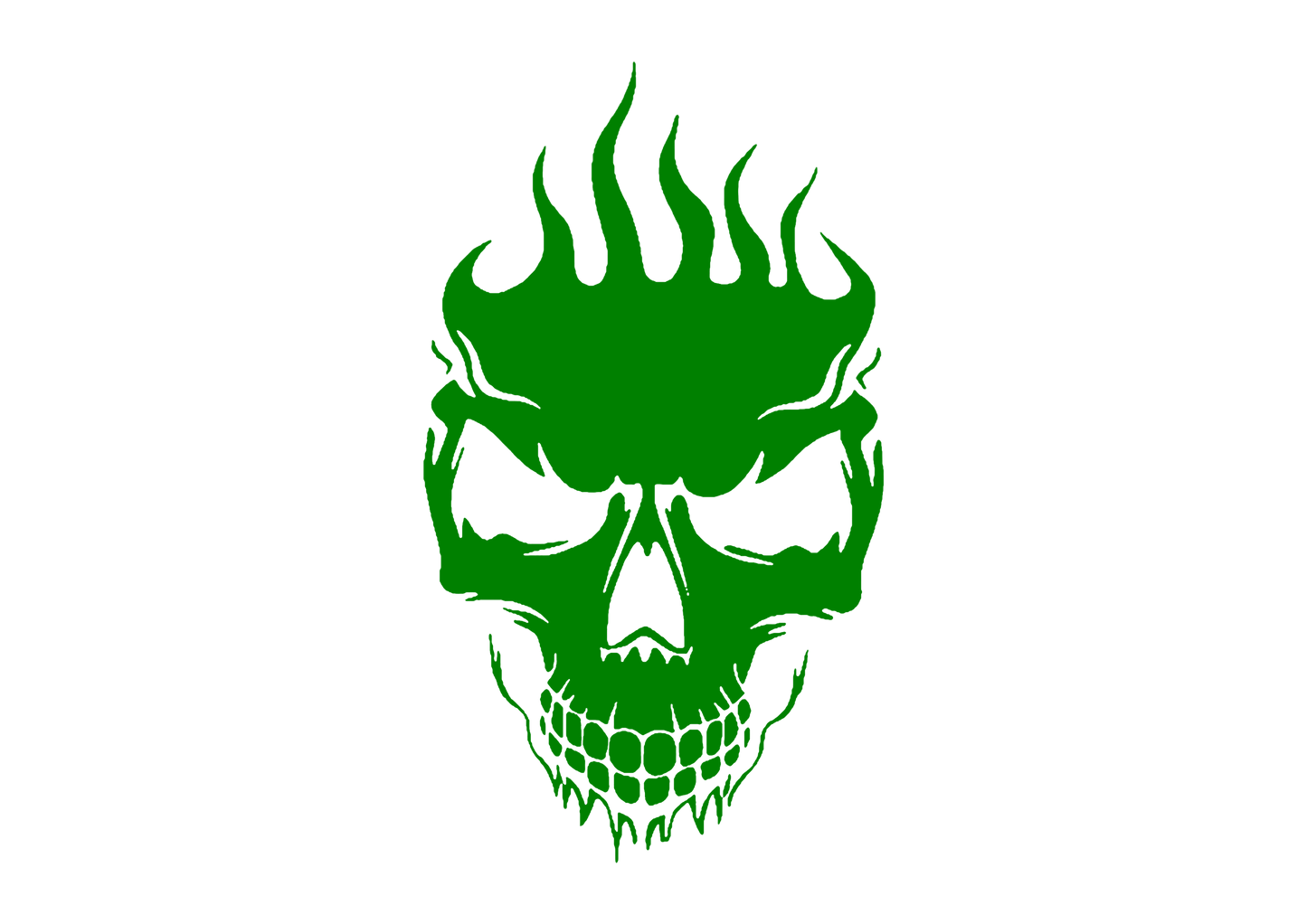 Sticker - SKULL FLAME 2