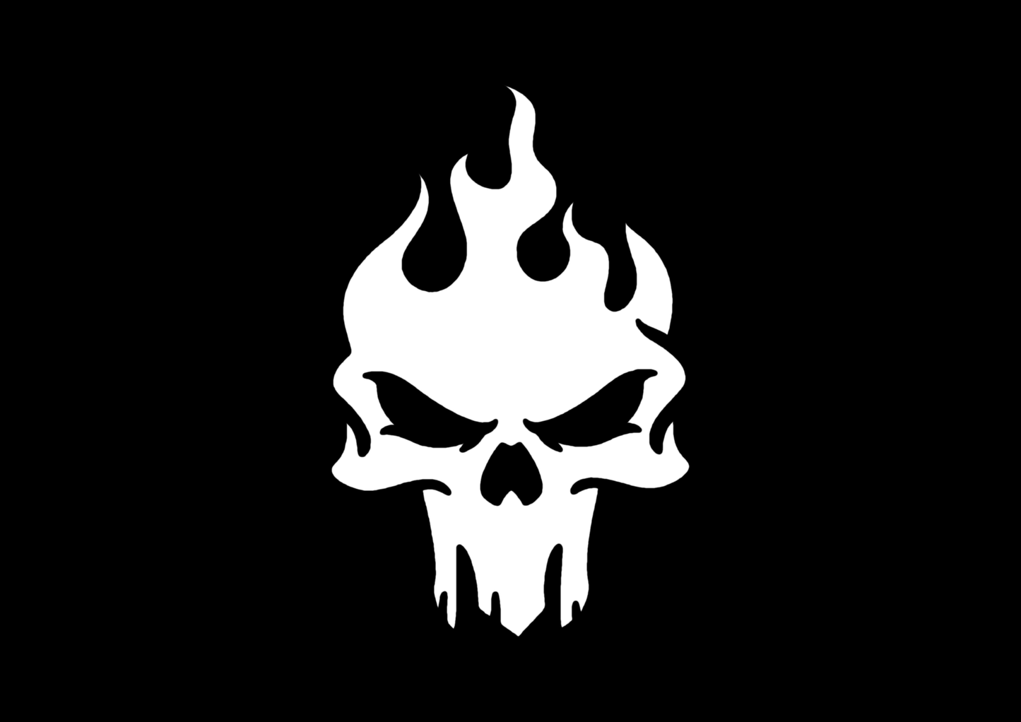 Sticker - SKULL FLAME